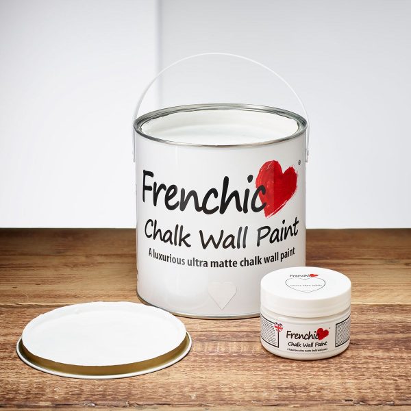 Whiter than White Chalk Wall Paint; washable, scrubbable, matte